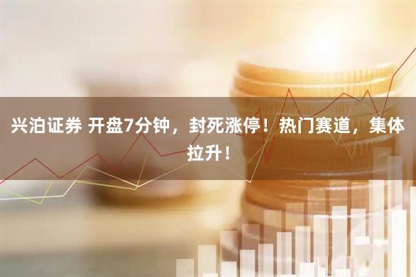 兴泊证券 开盘7分钟，封死涨停！热门赛道，集体拉升！